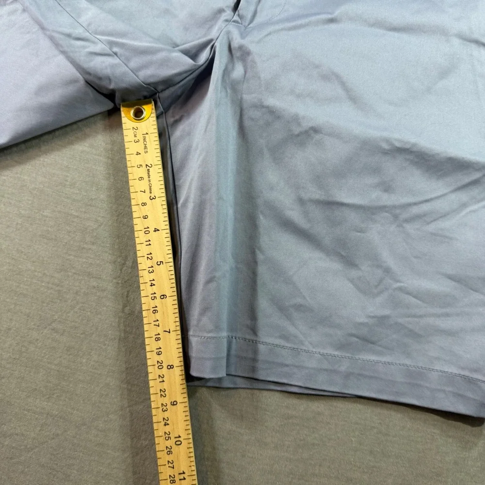 Banana Republic Stretch Chino Shorts Mens 34 Blue NEW Quick Dry 9